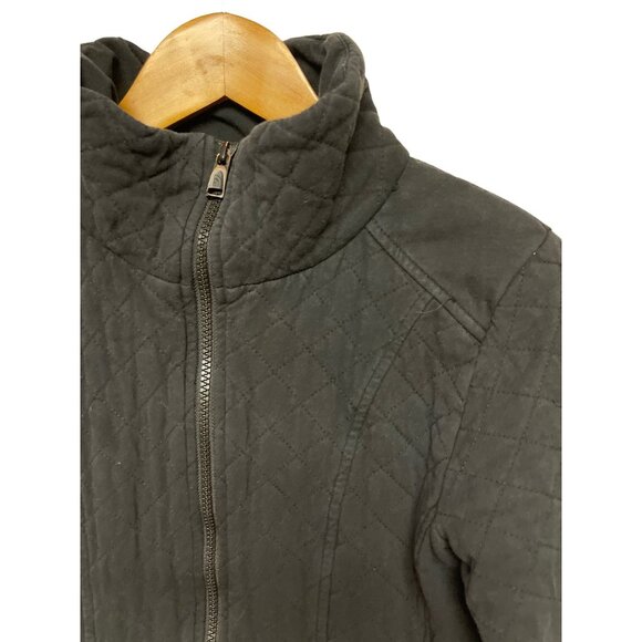 The North Face Jacket Women's Quilted Full Zip Black Jacket Size Small Outdoor - Picture 2 of 8